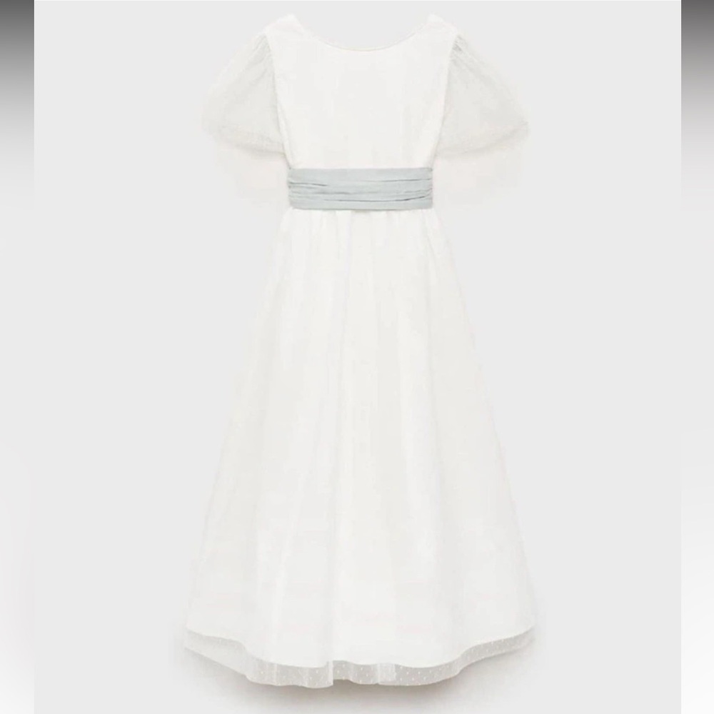 Mango White Emma Dress Girls